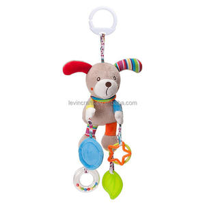 Jouet musical en forme d'animal de dessin animé, en peluche avec rembourrage en coton PP, jouet de charme pour bébé - Product Image 4