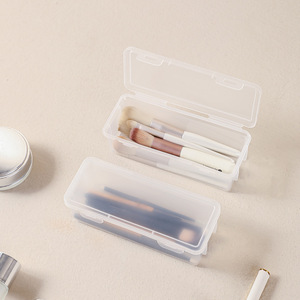 Transparent Pencil <b>Storage</b> <b>Box</b> For Children Colored Pencils Crayons <b>Drawing</b> Sketching Case Desktop Organizer 22g Zhejiang - Product Image 3