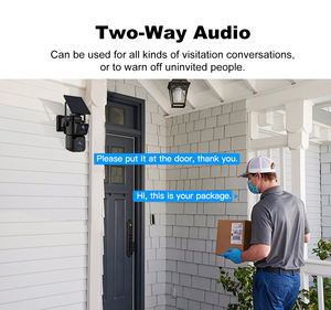 Kamera Keamanan Luar Ruangan Solar AI Okam, Kamera PTZ Tiga Lensa dengan Visi Malam Berwarna, Deteksi Gerakan, Jaringan Wifi, Kamera CCTV IP - Product Image 5