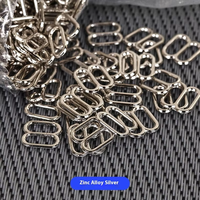 Erkoumi 10mm Carabin 8 Hebilla 9 Aleación Sujetador Correa Ajuste Anillo Deslizadores para Ropa Interior Accesorios Metal Plástico Hebillas de Hombro