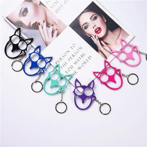 Nuevo Llavero de Aleación de Zinc con Diseño de Cabeza de Zorro de Dibujos Animados, Multifuncional, Portátil, Lindo, para Niñas, Regalo Promocional para Exteriores - Product Image 1