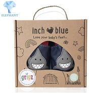 Boîte à chaussures pour bébé et enfant en carton ondulé pliable avec poignée et logo personnalisé