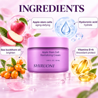 Crème Revitalisante aux Cellules Souches de Pomme Marque Blanche Anti-âge Hydratante Éclaircissante Antioxydante Protectrice