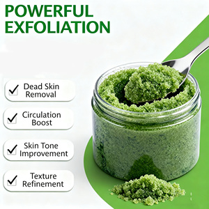 Natural Matcha <strong>Body</strong> <strong>Scrub</strong> Face <strong>Scrub</strong> Green Tea Deep Cleansing Exfoliator <strong>Scrub</strong> - Product Image 3