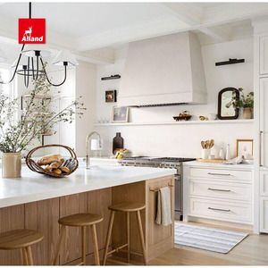 Allandcabinet ตู้ครัวไม้ทันสมัยบางเฉียบออกแบบด้วยหินเกาะสำหรับบ้าน - Product Image 3