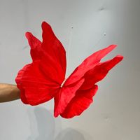 Reuze handgemaakte washi-papier bloemen met vlinder, grote bloemendecoratie voor Valentijnsdag en afstuderen