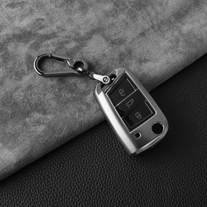 Custodia per Chiavi Auto in TPU Premium, <span class=keywords><strong>Accessori</strong></span> per VW Volkswagen Golf Sagitar Passat CC Seat <span class=keywords><strong>Octavia</strong></span> Jetta <span class=keywords><strong>Skoda</strong></span>, Portachiavi Auto - Product Image 6