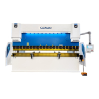 Presse plieuse CNC WC67K avec contrôleur TP10S, barre de torsion synchronisée, 2 axes X+Y, machine de pliage de tôles hydraulique