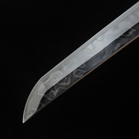 Couteau de samouraï Longquan T10 entièrement trempé, type épée, type poignard, type couteau de combat 'Ghost Slashing', artisanat, collection de meubles, décoration