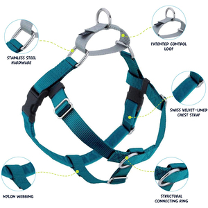 Nibao <span class=keywords><strong>2</strong></span> hdog tasarım özgürlük hiçbir çekme köpek koşum ayarlanabilir nazik kolay köpek yürüyüş için rahat kontrol - Product Image 4