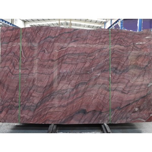 Dalles de quartzite Fusion Fire polies en pierre naturelle de luxe moderne Union Stone pour cuisines, salles à manger et murs décoratifs intérieurs - Product Image 1