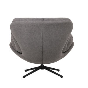 北欧風高級一人掛けソファチェア、リビングルーム用ファブリックスポンジ製大人用リクライニングソファ - Product Image 6