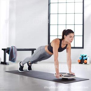 Wooden Fitness Balance Board Round Yoga Pilate Core <b>Strength</b> <b>Training</b> Non Slip Exercise Board For Adults And Kids - Product Image 4