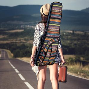 Magnifique sac de transport de style bohème Mini pour guitare électrique <span class=keywords><strong>Strat</strong></span> Vintage Portable et compatible avec Mini pour guitares <span class=keywords><strong>Strat</strong></span> - Product Image 6