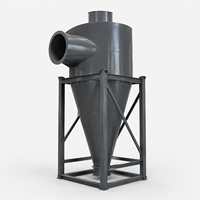 Collecteur de poussière cyclonique robuste pour système de dépoussiérage de ligne de production d'engrais composés