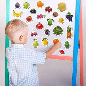 Magnetic Educational Toys <strong>Baby</strong> Learning <strong>Magnets</strong> Real Large <strong>Fridge</strong> <strong>Magnets</strong> Fruit and Vegetable for Toddlers - Product Image 4