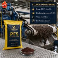 Purificateur d'eau au polysulfate ferrique PFS à performance fiable pour application industrielle