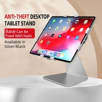 Support de tablette de bureau ergonomique IDock à rotation à 360 degrés, antivol, support pour iPad, applicable pour l'affichage, le comptoir de caisse, le restaurant
