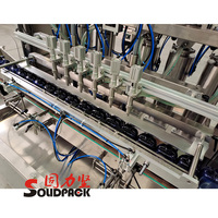 Machine de remplissage automatique de détergent liquide pour boîtes de lingettes humides Solidpack