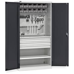 Fami Perfom puerta abatible armario 1023x555x2000mm 12 contenedores, capacidad de carga 800 kg - Product Image 1