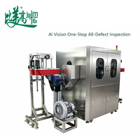 Testeur de fuites de bouteilles automatique haute vitesse + Ligne de conditionnement avec sangleuse et station de rejet des articles défectueux pour la détection de fuites en ligne, garantie 1 an
