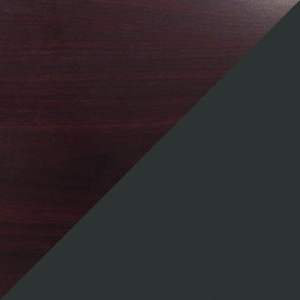 Bureau Alera 60'' x 30'' x 29,5'' en acier avec pieds en acajou/charbon, double piétement, mobilier de bureau en MDF pour bureau, salle d'étude ou bâtiment commercial - Product Image 2