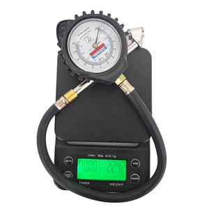 ปืนเติมลมยางรถบรรทุกแบบลมแรงดันสูง 0-170 PSI 0-12 บาร์ พร้อมเกจวัดแรงดันลมและหัวต่อแบบหนีบ สำหรับยานยนต์อุตสาหกรรม - Product Image 4