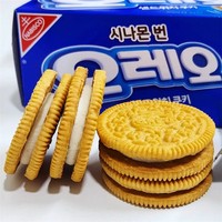Vente en gros de la Nouvelle Corée Biscuits Oreo Saveur Cannelle Sandwich Snacks Exotiques Biscuits 100g