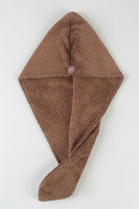 Serviette de haute qualité absorbante, séchage rapide, douce, en microfibre gaufrée, turban magique pour cheveux, logo personnalisé - Product Image 6