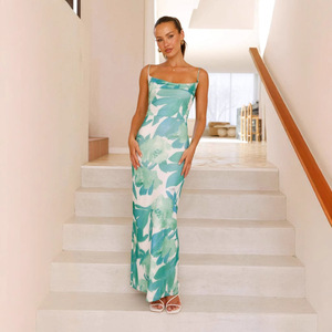 Vestido de Verano para <span class=keywords><strong>Mujer</strong></span>, Estampado, sin Mangas, Ajustado y Sexy, de <span class=keywords><strong>AliExpress</strong></span> - Product Image 3