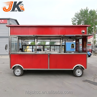 Camion de restauration électrique commercial à trois roues, remorquable, pour petit-déjeuner, restauration rapide, chariot de traiteur, camion de crème glacée, 60V, acier inoxydable, 1500W