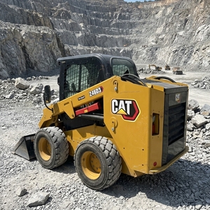 รถตักล้อยาง CAT 246D3 สีเหลือง มือสอง อุปกรณ์ก่อสร้าง - Product Image 1