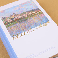 Carnet de notes artistique à couverture rigide, motif paysage peint à l'huile, sophistiqué, épaissi, de haute qualité, pour étudiants, idéal comme cadeau