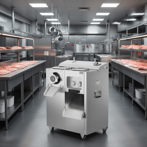 Picadora de Carne Eléctrica Vevor, 14 Libras por Minuto, Acero Inoxidable, Rebanadora, Embutidora de Salchichas, Uso Industrial - Product Image 2