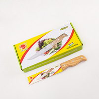 4 ''5'' 6 ''7'' Hete Verkoop Scherpe Keuken Koken Koks Mes Hakmes Met Houten Handvat Voor Vlees Fruit Groenten Snijden