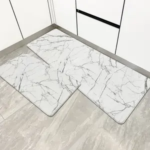 Nordic Zachte Anti Vermoeidheid Keuken Vloer Tapijt Diy Wasbaar En Keuken Runner Rug Mat Set 2 Voor Keuken