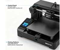 Imprimante 3D FDM Anycubic Kobra X à 4 couleurs natives, haute vitesse, de bureau, nouvelle, USB, grande taille 260 mm, nivellement automatique, pour modèles DIY faits main pour enfants
