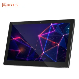 Aiyos tablet tudo em um android pc 15 polegadas ips, tela de toque interativa, wi-fi, led, sincronização digital