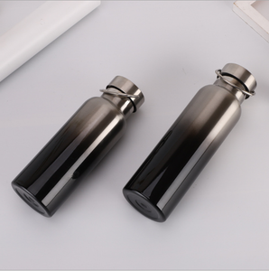 <span class=keywords><strong>Amazon</strong></span> Venta caliente <span class=keywords><strong>600</strong></span> <span class=keywords><strong>ml</strong></span> Senderismo Camping Doble pared Acero inoxidable Bebida deportiva Botella de agua - Product Image 1