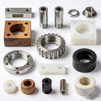 Composants de précision, usinage multi-étapes avec kit de traitement combiné tournage-fraisage, pièces métalliques, usinage CNC non standard