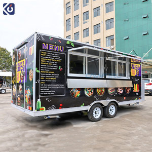 Remorque alimentaire, chariot alimentaire extérieur, <span class=keywords><strong>restaurant</strong></span> mobile, remorque de traiteur entièrement équipée, camion de restauration pour glaces et pizzas avec cuisine complète - Product Image 3