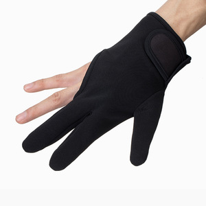 Gant de protection anti-brûlure en néoprène noir à trois doigts Wanmei pour lisseur de cheveux en salon - Product Image 2