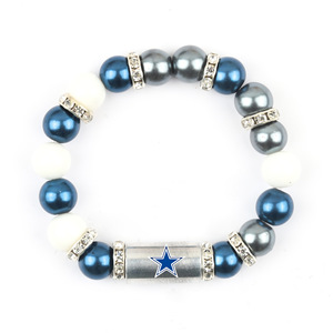 Pulsera de Piedra Natural y Acero Inoxidable con Cuentas Espaciadoras - Joyería Motivacional para Fans, Venta al por Mayor - Product Image 5