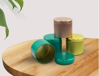 Conteneur en métal étamé de 5 oz, directement de l'usine, pour le stockage alimentaire, boîte à thé, matériaux recyclés, vernis protecteur, emballage en gros