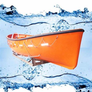 Bateau traditionnel sans toit pour 16 personnes, en fibre de verre, pour les situations d'urgence en cas de crue, bateau de sauvetage - Product Image 2