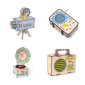 Nouveaux jouets éducatifs en bois STEM, jouets scientifiques et d'ingénierie, jouets Montessori pour enfants, kit éducatif STEM - Product Image 6