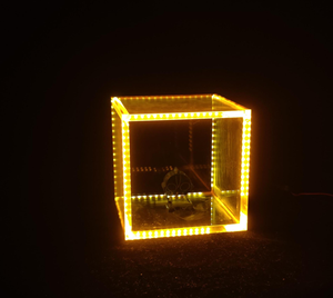 Acrylic trong suốt Hiển thị sáng hộp, dẫn ánh sáng Dải hộp lưu trữ, hộp lưu trữ thủy tinh hữu cơ, hộp lưu trữ, hộp chống bụi - Product Image 3