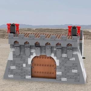 Spot MilitaryWars Kit de Blocs de Construction en Plastique Compatibles, Modèles de Briques pour Château Ancien, Mur de Ville, Porte, Grenier, Tour, Jouets à l'Échelle 1:36 - Product Image 3