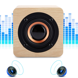 Altavoz Portátil Inalámbrico de Madera y Bambú para Teléfono Móvil, Diseño Moderno, Mini Altavoz para Exteriores - Product Image 2