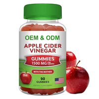 Gummies Minceur Naturelles KETO ACV Sans Sucre pour Ventre Plat, Vinaigre de Cidre de Pomme, Marque Privée OEM en Gros
